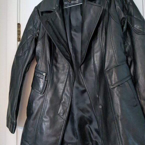 Laundry By Shelli Segal Leather Jacket - Picture 3 of 6